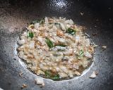 A picture of step 2 of Brinjal potato 🥔 gravy.