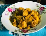 A picture of step 4 of Dhnokar Dalna or Bengali Lentil Cake Curry (No Onion-Garlic).
