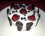A picture of step 7 of Eggless chocolate cake without oven.