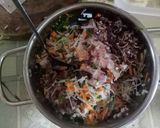 Hình bước làm 1 của món Bún chả giò