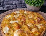 Foto del paso 5 de la receta: TARTA SALUDABLE DE CALABAZA, BONIATO, CEBOLLA Y QUESO CREMOSO ❤️