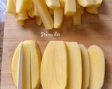 Foto del paso 1 de la receta: Tosta de Pisto Manchego, Huevo plancha & Bastones de Patata al horno