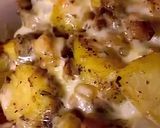 A picture of step 7 of Potato, Bacon, Mushroom & Morbier Gratin.
