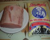 Foto del paso 1 de la receta: Lomo de cerdo a la sal