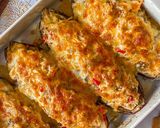 Foto del paso 5 de la receta: Berenjenas rellenas de pollo y quinoa