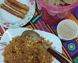 Gambar langkah 5 resipi Nasi Goreng Cili Kering + Belacan.