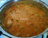 Mustáros - tejszínes - zöldséges ragu csirkecombbal recept fázis 6 fotója