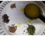 A picture of step 1 of Mathri.