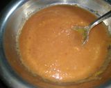 A picture of step 4 of Instant raw mango chutney with leftover rice nuggets.