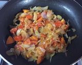 A picture of step 6 of Masala rice with aloo gravy.