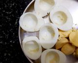 A picture of step 1 of Fridge egg devil.