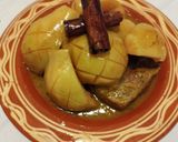 Une image de l'étape 3 de Tajine de coings.