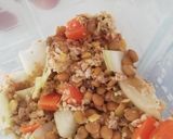 Foto del paso 3 de la receta: Tortas de lentejas, avena y champiñones_ vegan