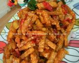 Foto langkah ke 5 dari resep Kering Tempe Pedas Manis.