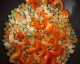 Paradicsomos - zöldséges csirkemellfilé rizzsel /egytàlètel/🍅🐣🌽🥕🧅🫛🍄🟫🍛 recept fázis 1 fotója