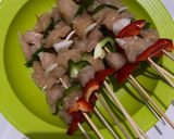 Foto langkah ke 4 dari resep Dakkochi (sate bakar ala korea).