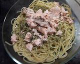 Foto del paso 4 de la receta Espaguetis de Salmón fresco