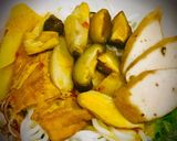 A picture of step 7 of Vegetarian Bún Huế.