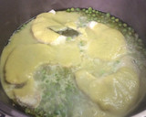 Foto del paso 7 de la receta: Cazón en salsa verde con guisantes