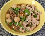 รูปขั้นตอนการทำที่ 9 ของ ก๋วยเตี๋ยวหมูขั้วตับตุ๋น