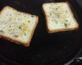 A picture of step 3 of Garlic Bread toast.