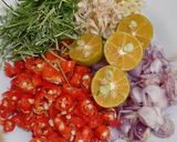 Foto langkah ke 3 dari resep Cumi Asin Sambal Matah.