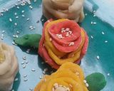 A picture of step 4 of Sweet sesame Rose Pitha.