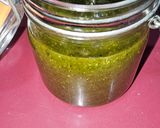 Foto del paso 4 de la receta: Pesto de rúcula y cilantro con pistachos y cacahuetes