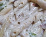 क्रेझी चीझी व्हाइट सॉस पास्ता (cheese white sauce pasta recipe in marathi) रेसिपी स्टेप 6 फोटो 