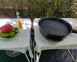 Foto del paso 1 de la receta Ensalada templada de pechugas de pavo con pimientos y queso mozzarella