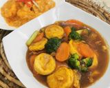 Foto langkah ke 5 dari resep Sapo Tahu ala Resto Chinese Food.