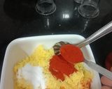 A picture of step 2 of Spicy raw mango lacha Achar.