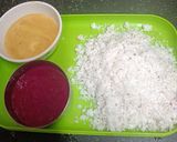 A picture of step 1 of Fresh Coconut 🥥 & Dragon Fruit Burfi.