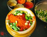 A picture of step 2 of Carrot pickle or gajar ki achaar.