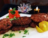 A picture of step 5 of Chapli kabab.