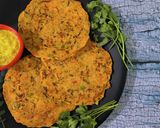 A picture of step 9 of Barley flour mix vegetable uttapam.