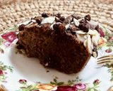 Foto langkah ke 6 dari resep Chocolate Oat Raisin & Banana Cake (Anti Gagal, Tanpa Terigu dan Gula) ❤️.