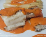 Foto del paso 6 de la receta: Suprema de merluza con salsa de piquillos