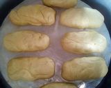 A picture of step 8 of Mini buns using charcoal jiko.