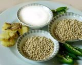 A picture of step 1 of Foxtail Rice Dosai.