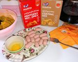 عکس مرحله 1 از دستور سیب زمینی با مغز سوسیس و پنیر 🥔🧀🌭