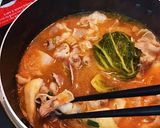 Hình bước làm 4 của món Canh Kim chi Hàn Quốc 🥘 🍲