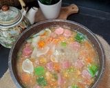 Foto langkah ke 3 dari resep Sop Sosis Makaroni.