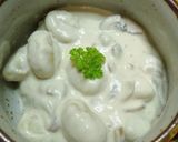 Une image de l'étape 5 de 🧅Gnocchis Sauce parmesan, oignons et champignons.