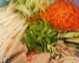 A picture of step 3 of Vegan Banh Xeo (Vietnamese pancake).