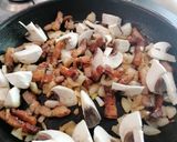 Une image de l'étape 6 de Petits pois carottes aux lardons.