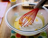 A picture of step 6 of Chewy Baked Custard / Strawberry and Pineapple Clafoutis.