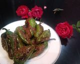 A picture of step 4 of Stuffed green chillies.