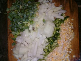 Muslo relleno asado