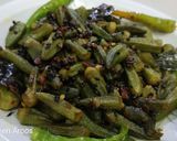 A picture of step 7 of Baby Lady Fingers fry / Bhindi fry.